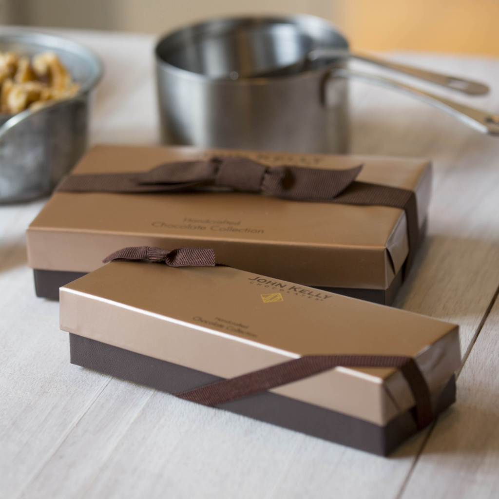 Two boxes of John Kelly Chocolates