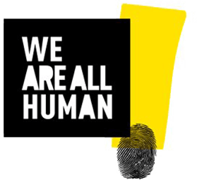 We are all human Logo